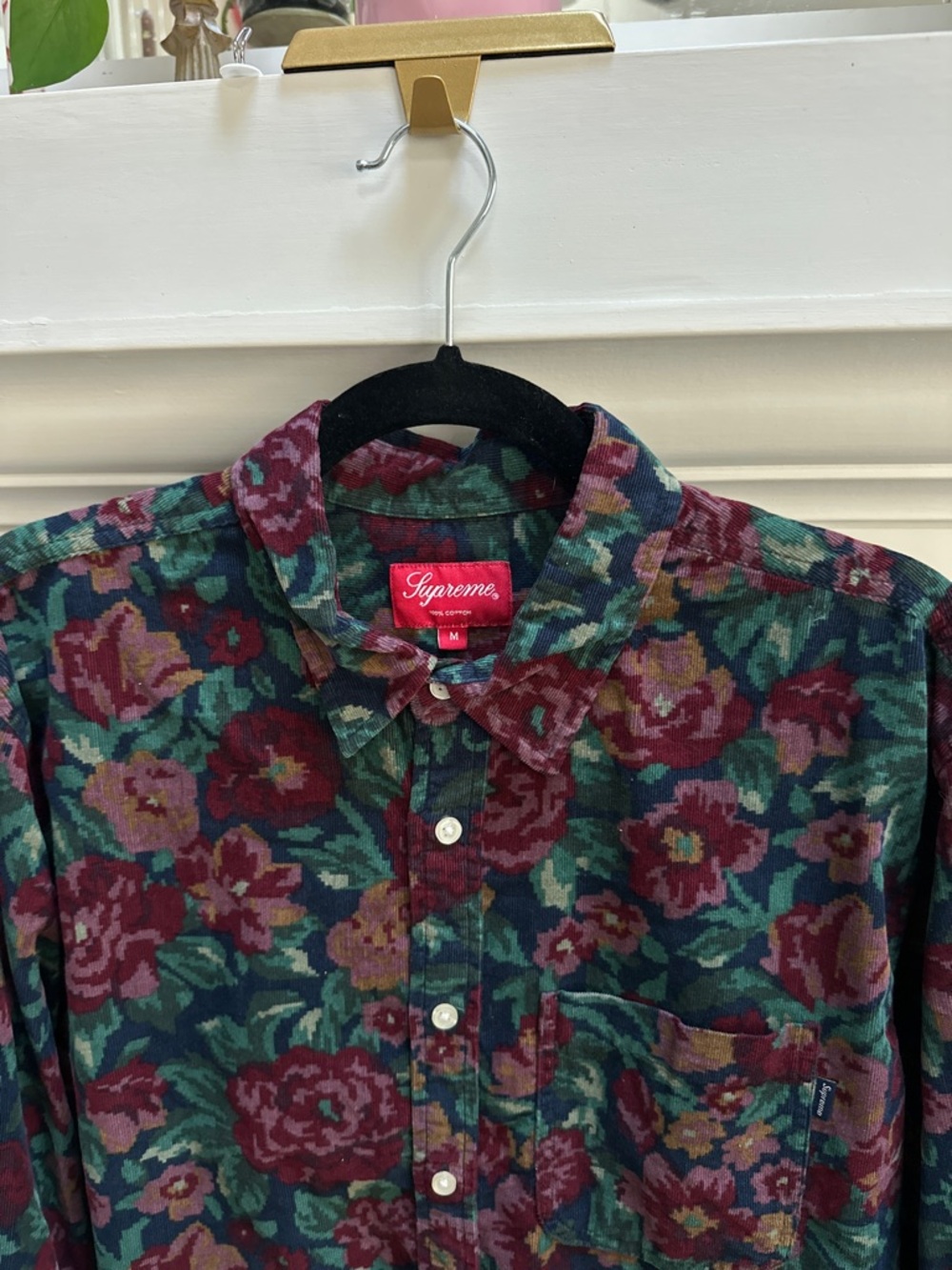 Supreme Corduroy Floral Button Down - Picture 2 of 4